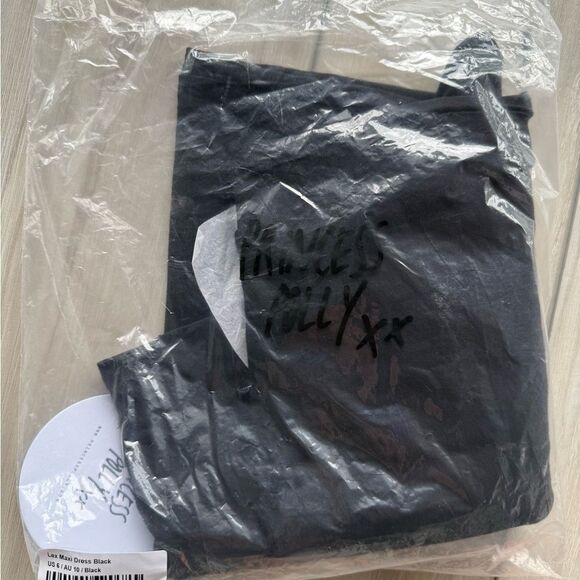 Princess Polly Lex Maxi Dress Black US 6 NWT IN PACKAGE - Picture 8 of 8